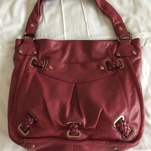 B Makowsky leather purse